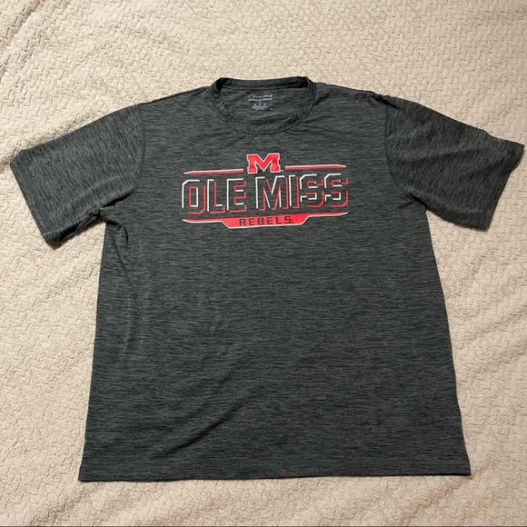 OLE MISS REBELS CHAMPION SHORT SLEEVE - Picture 1 of 5